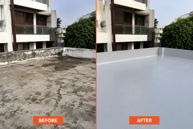 Waterproofing services in Chandigarh – terrace, roof and bathroom waterproofing by Rishi Gautam Enterprises